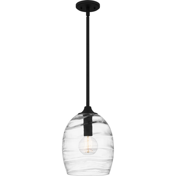 Myhouse Lighting Quoizel - LCY1810MBK - One Light Pendant - Lucy - Matte Black