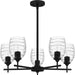 Myhouse Lighting Quoizel - LCY5025MBK - Five Light Chandelier - Lucy - Matte Black