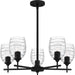 Myhouse Lighting Quoizel - LCY5025MBK - Five Light Chandelier - Lucy - Matte Black