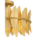 Myhouse Lighting Quoizel - LIZ1716GFL - Three Light Semi Flush Mount - Liza - Gold Leaf