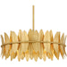 Myhouse Lighting Quoizel - LIZ2820GFL - Four Light Pendant - Liza - Gold Leaf