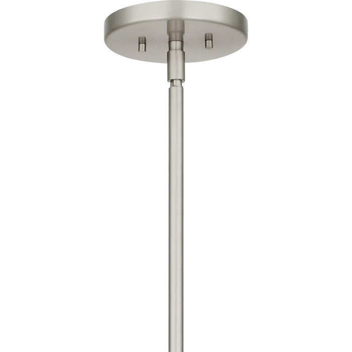 Myhouse Lighting Quoizel - LOI444BN - Four Light Linear Chandelier - Leoni - Brushed Nickel