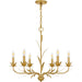 Myhouse Lighting Quoizel - MAA5027GFL - Six Light Chandelier - Maria - Gold Leaf