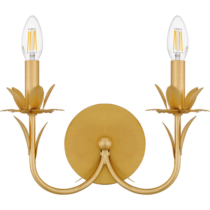 Myhouse Lighting Quoizel - MAA8712GFL - Two Light Wall Sconce - Maria - Gold Leaf