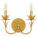 Myhouse Lighting Quoizel - MAA8712GFL - Two Light Wall Sconce - Maria - Gold Leaf