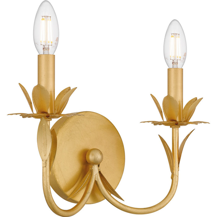 Myhouse Lighting Quoizel - MAA8712GFL - Two Light Wall Sconce - Maria - Gold Leaf