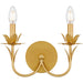 Myhouse Lighting Quoizel - MAA8712GFL - Two Light Wall Sconce - Maria - Gold Leaf