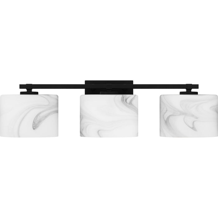 Myhouse Lighting Quoizel - MTH8624MBK - Three Light Bath - Mather - Matte Black