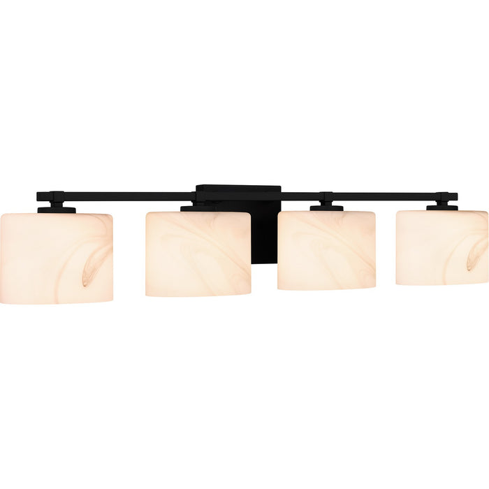 Myhouse Lighting Quoizel - MTH8632MBK - Four Light Bath - Mather - Matte Black