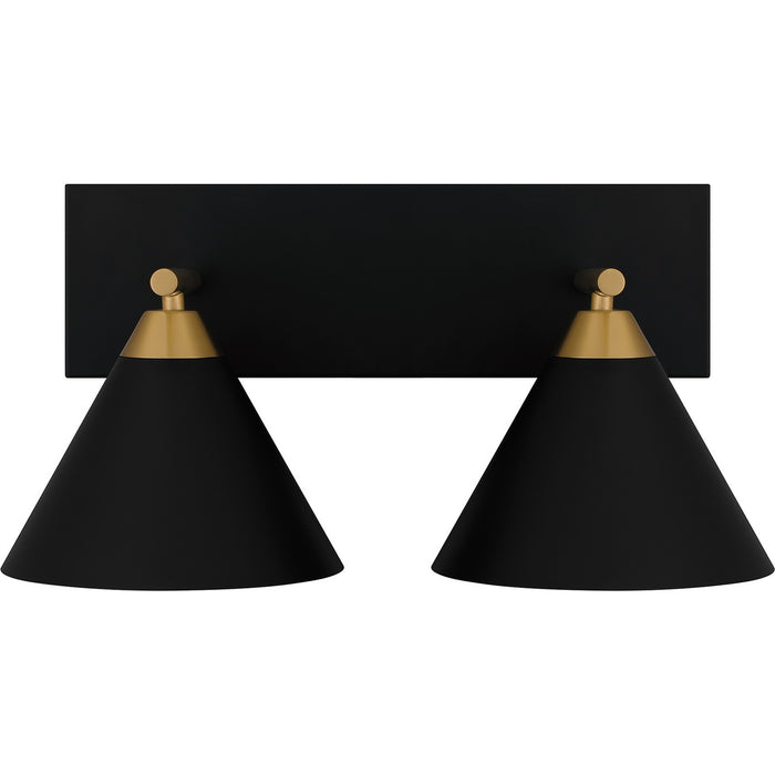 Myhouse Lighting Quoizel - MTO8617MBK - Two Light Bath - Mastro - Matte Black