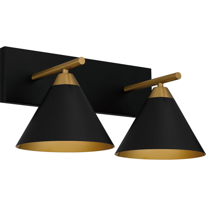 Myhouse Lighting Quoizel - MTO8617MBK - Two Light Bath - Mastro - Matte Black