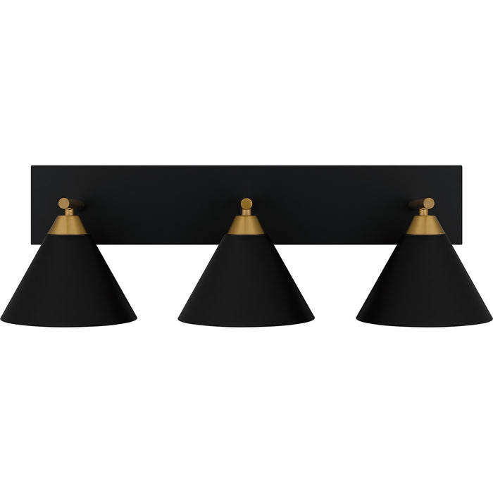 Myhouse Lighting Quoizel - MTO8627MBK - Three Light Bath - Mastro - Matte Black