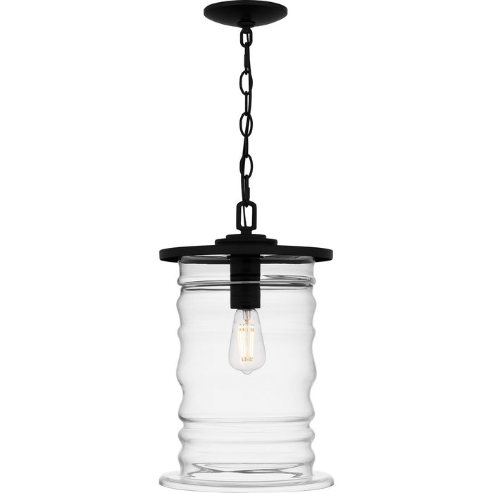 Myhouse Lighting Quoizel - NAD1910MBK - One Light Outdoor Hanging Lantern - Noland - Matte Black