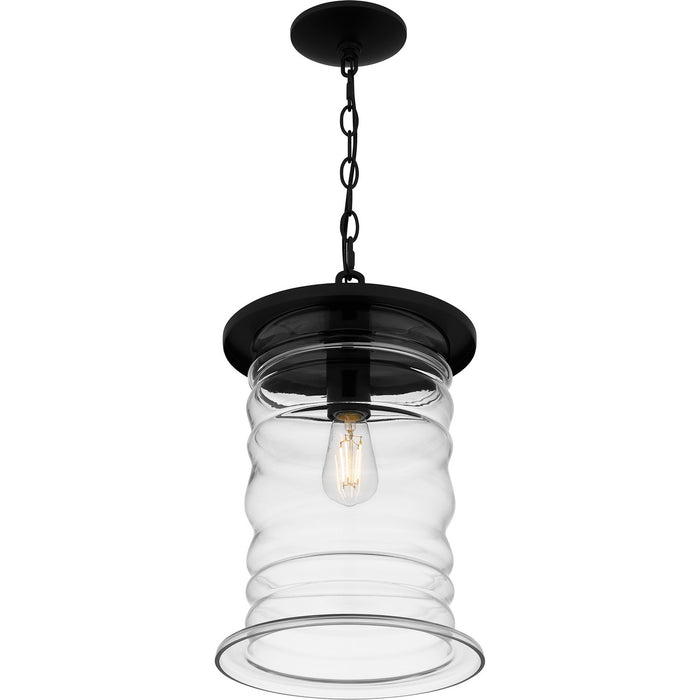 Myhouse Lighting Quoizel - NAD1910MBK - One Light Outdoor Hanging Lantern - Noland - Matte Black