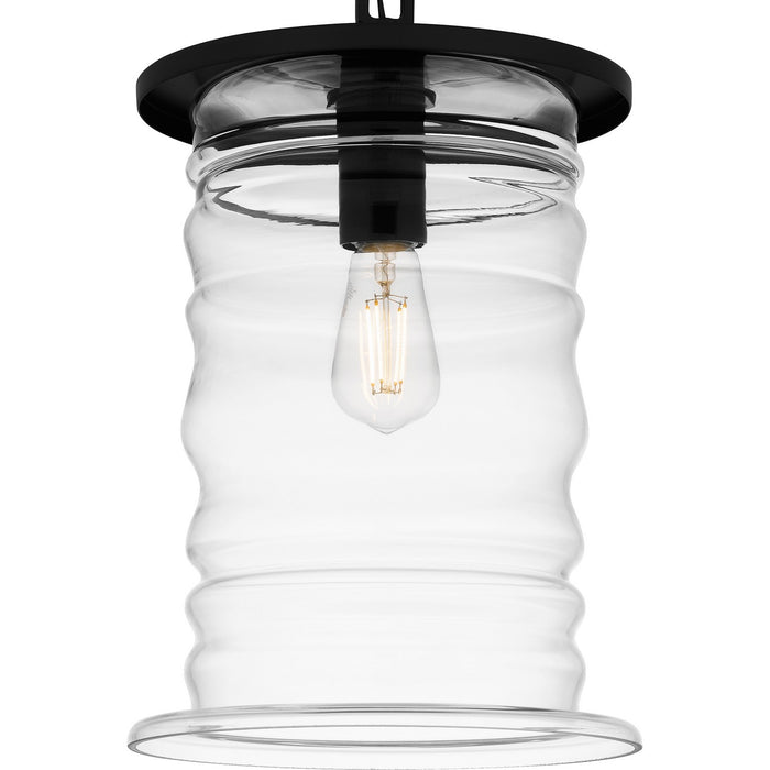 Myhouse Lighting Quoizel - NAD1910MBK - One Light Outdoor Hanging Lantern - Noland - Matte Black