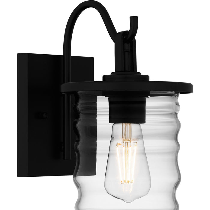 Myhouse Lighting Quoizel - NAD8406MBK - One Light Outdoor Wall Mount - Noland - Matte Black