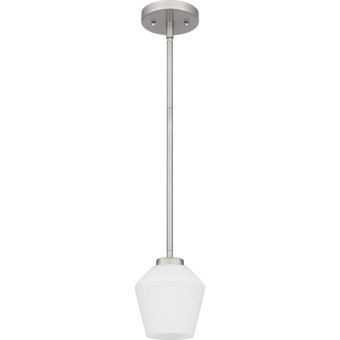 Myhouse Lighting Quoizel - NIE1505BN - One Light Mini Pendant - Nielson - Brushed Nickel