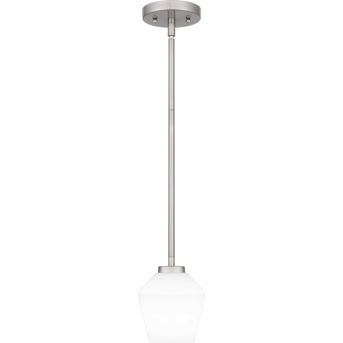 Myhouse Lighting Quoizel - NIE1505BN - One Light Mini Pendant - Nielson - Brushed Nickel