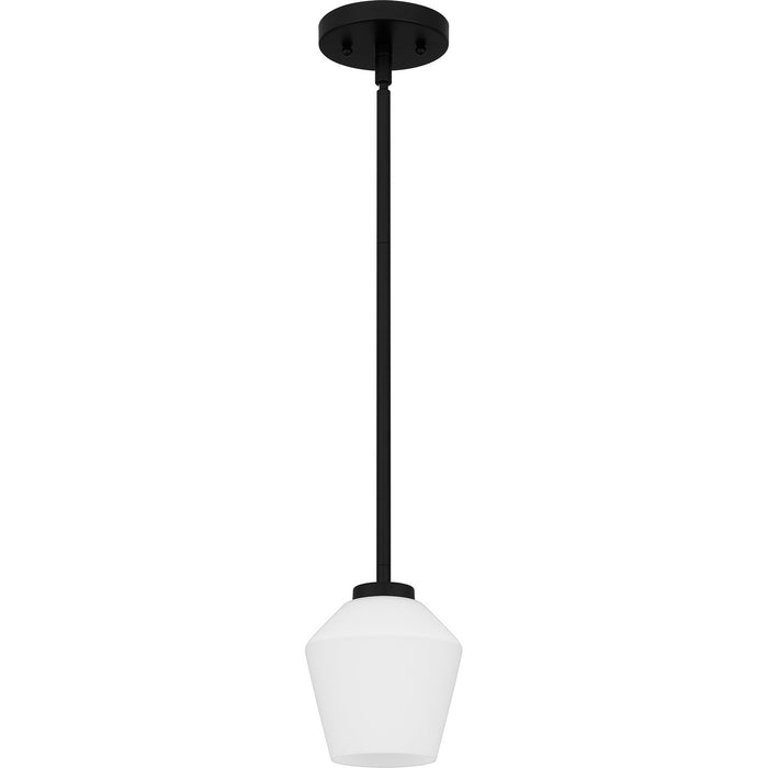 Myhouse Lighting Quoizel - NIE1505MBK - One Light Mini Pendant - Nielson - Matte Black