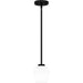 Myhouse Lighting Quoizel - NIE1505MBK - One Light Mini Pendant - Nielson - Matte Black