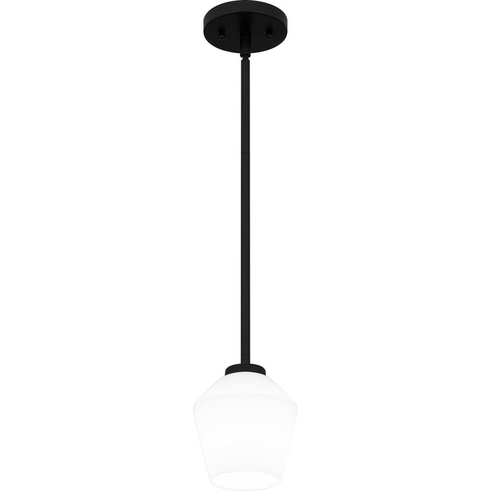 Myhouse Lighting Quoizel - NIE1505MBK - One Light Mini Pendant - Nielson - Matte Black