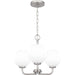 Myhouse Lighting Quoizel - NIE2817BN - Three Light Pendant - Nielson - Brushed Nickel