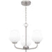 Myhouse Lighting Quoizel - NIE2817BN - Three Light Pendant - Nielson - Brushed Nickel