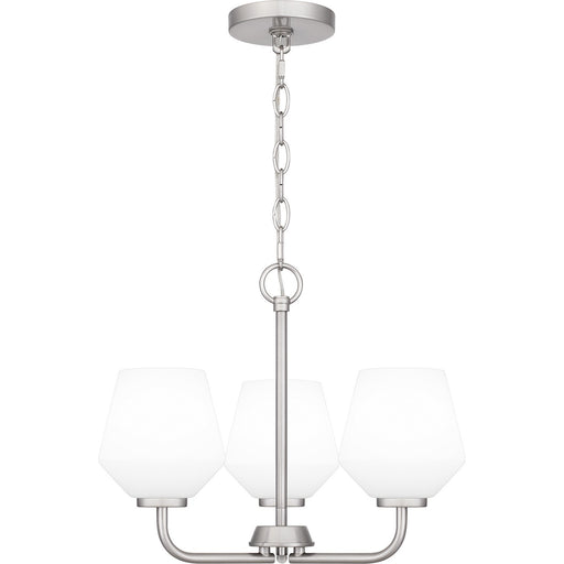 Myhouse Lighting Quoizel - NIE2817BN - Three Light Pendant - Nielson - Brushed Nickel