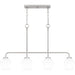 Myhouse Lighting Quoizel - NIE436BN - Four Light Linear Chandelier - Nielson - Brushed Nickel