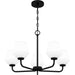 Myhouse Lighting Quoizel - NIE5025MBK - Five Light Chandelier - Nielson - Matte Black