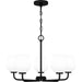 Myhouse Lighting Quoizel - NIE5025MBK - Five Light Chandelier - Nielson - Matte Black