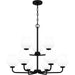 Myhouse Lighting Quoizel - NIE5028MBK - Nine Light Chandelier - Nielson - Matte Black