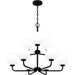 Myhouse Lighting Quoizel - NIE5028MBK - Nine Light Chandelier - Nielson - Matte Black