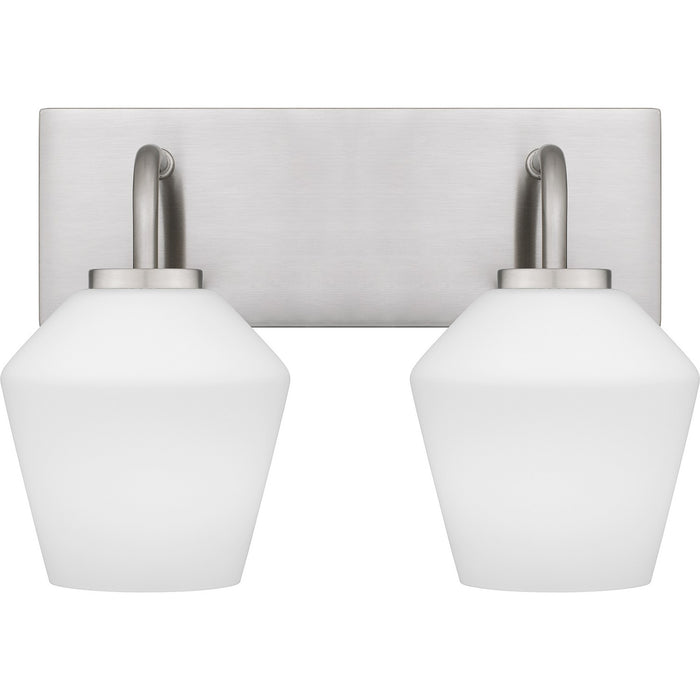 Myhouse Lighting Quoizel - NIE8613BN - Two Light Bath - Nielson - Brushed Nickel