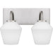 Myhouse Lighting Quoizel - NIE8613BN - Two Light Bath - Nielson - Brushed Nickel