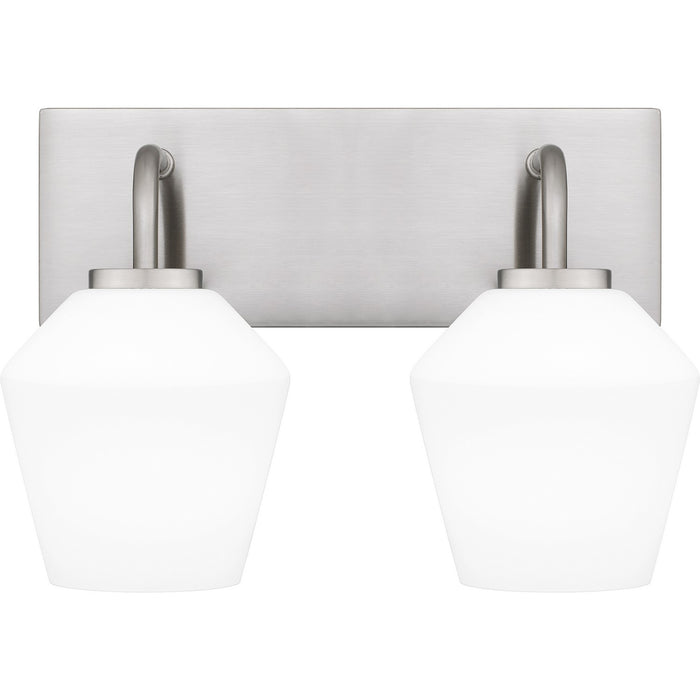 Myhouse Lighting Quoizel - NIE8613BN - Two Light Bath - Nielson - Brushed Nickel