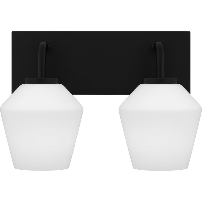 Myhouse Lighting Quoizel - NIE8613MBK - Two Light Bath - Nielson - Matte Black