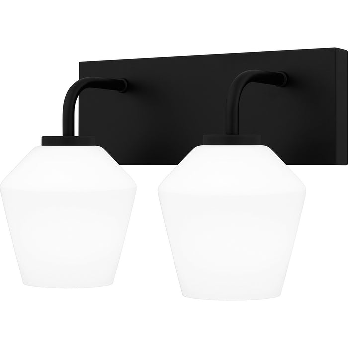 Myhouse Lighting Quoizel - NIE8613MBK - Two Light Bath - Nielson - Matte Black