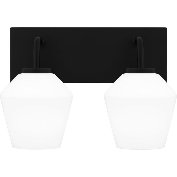 Myhouse Lighting Quoizel - NIE8613MBK - Two Light Bath - Nielson - Matte Black