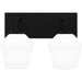 Myhouse Lighting Quoizel - NIE8613MBK - Two Light Bath - Nielson - Matte Black