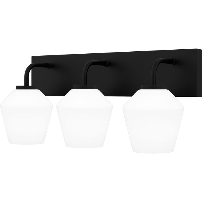 Myhouse Lighting Quoizel - NIE8621MBK - Three Light Bath - Nielson - Matte Black