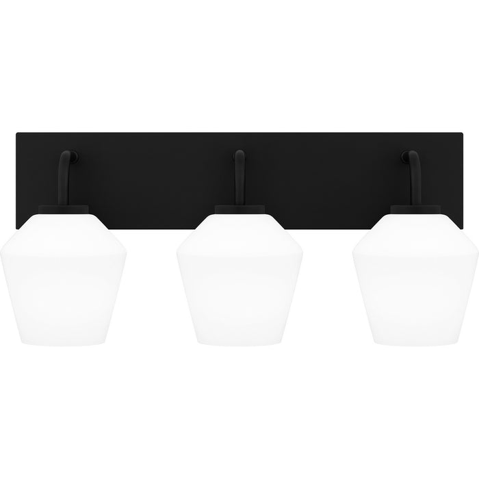 Myhouse Lighting Quoizel - NIE8621MBK - Three Light Bath - Nielson - Matte Black