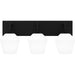 Myhouse Lighting Quoizel - NIE8621MBK - Three Light Bath - Nielson - Matte Black