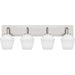 Myhouse Lighting Quoizel - NIE8629BN - Four Light Bath - Nielson - Brushed Nickel