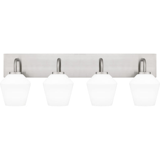 Myhouse Lighting Quoizel - NIE8629BN - Four Light Bath - Nielson - Brushed Nickel