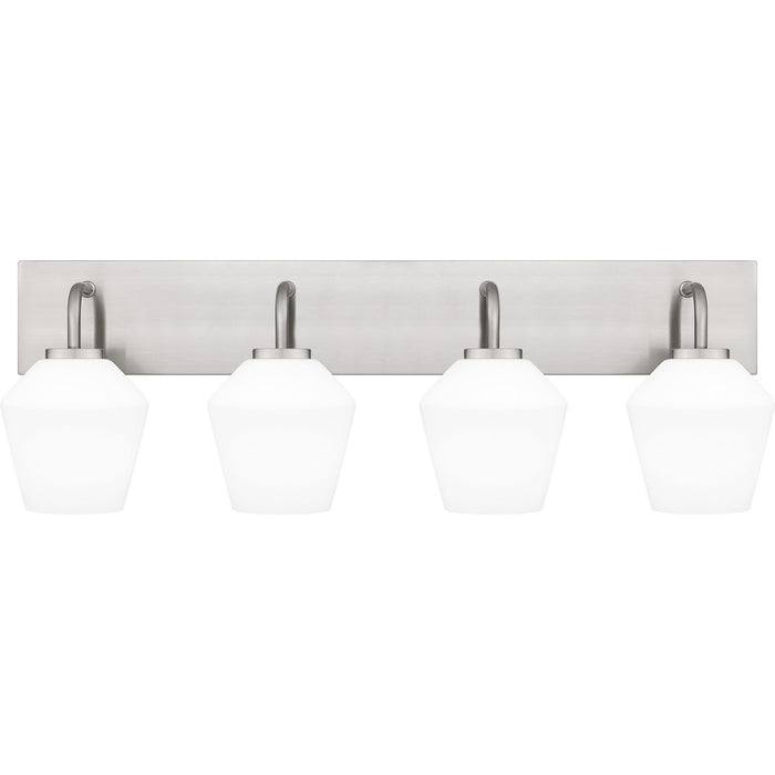 Myhouse Lighting Quoizel - NIE8629BN - Four Light Bath - Nielson - Brushed Nickel