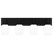 Myhouse Lighting Quoizel - NIE8629MBK - Four Light Bath - Nielson - Matte Black