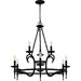 Myhouse Lighting Quoizel - OCA5032EK - Nine Light Chandelier - Octavia - Earth Black