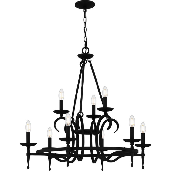 Myhouse Lighting Quoizel - OCA5032EK - Nine Light Chandelier - Octavia - Earth Black