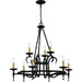 Myhouse Lighting Quoizel - OCA5032EK - Nine Light Chandelier - Octavia - Earth Black